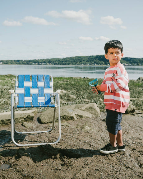French Terry Shorts Blue-1