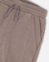 French Terry Shorts Taupe-3