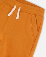 French Terry Shorts Orange-4