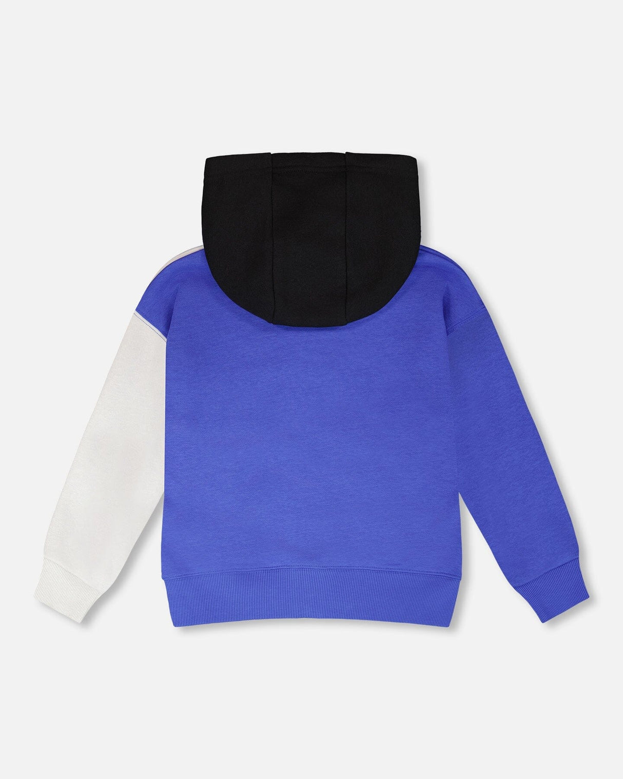 Hooded French Terry Cardigan Royal Blue-3