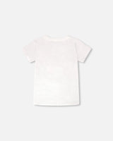 Jersey T-Shirt With Chest Pocket White-2