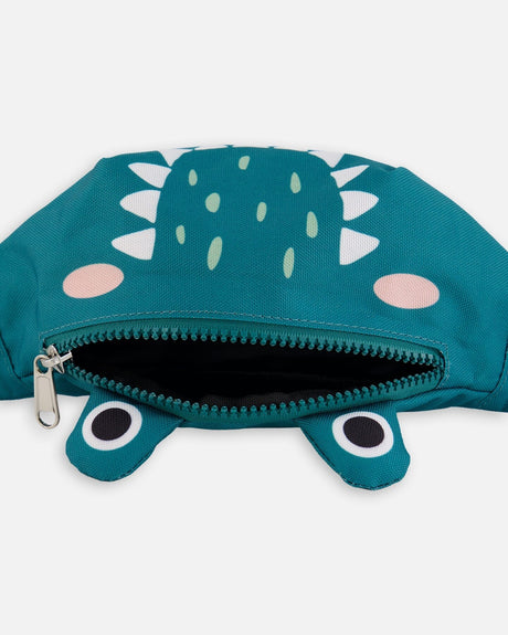 Crocodile Fanny Pack Turquoise-4