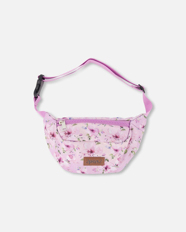 Fanny Pack Purple Flower Print-0