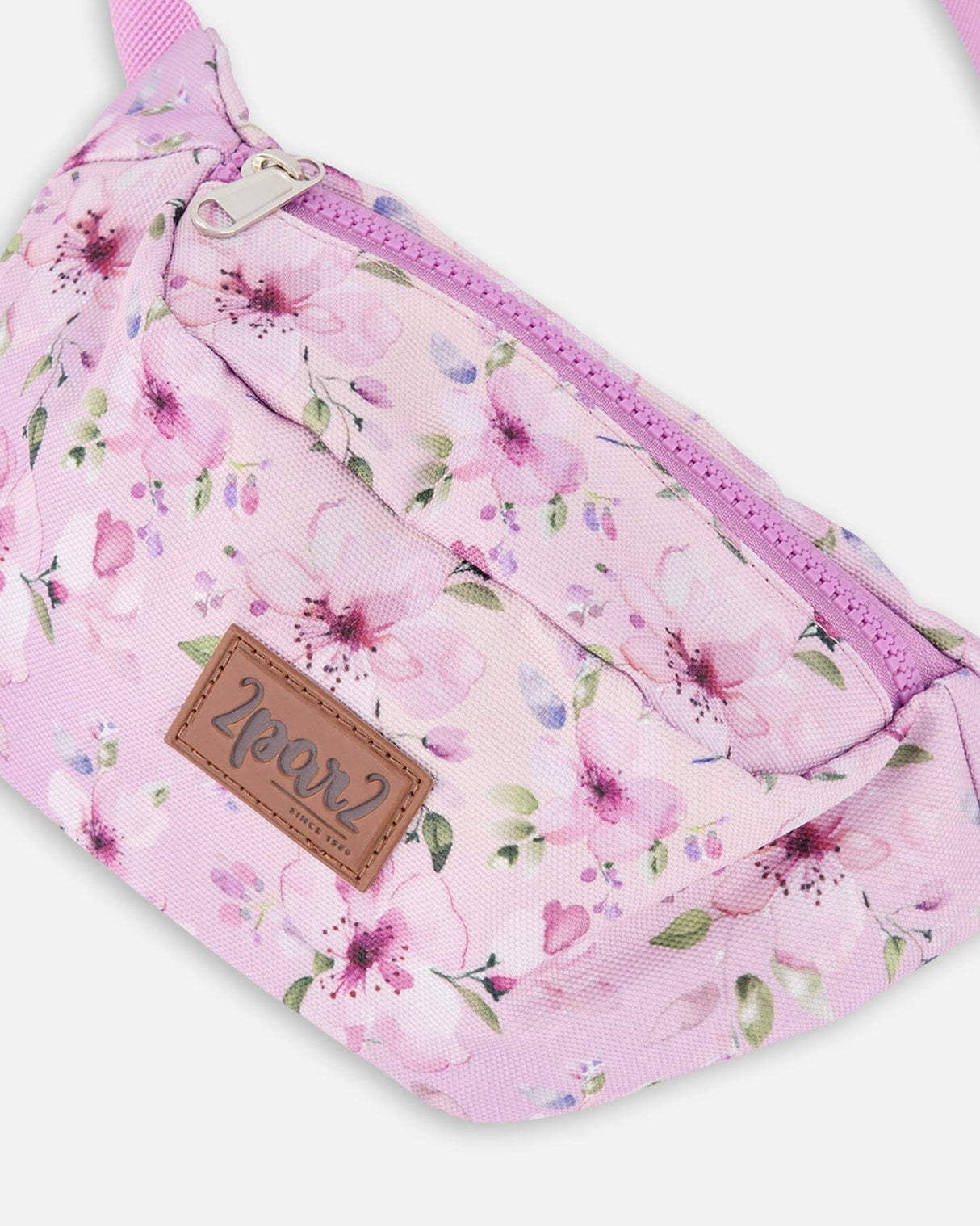 Fanny Pack Purple Flower Print-2