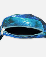 Fanny Pack Blue Wave Print-2
