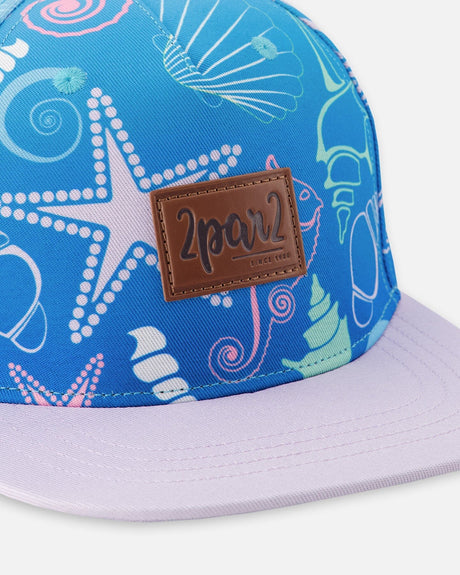 Cap Blue Shell Print-2
