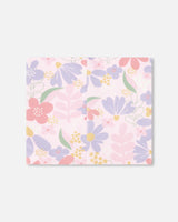 Stretch Jersey Neck Tube Pink Flower Print-1