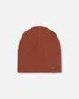 Stretch Jersey Beanie Brown-0