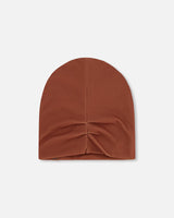 Stretch Jersey Beanie Brown-2