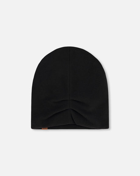 Stretch Jersey Beanie Black-2