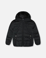 Quilted Mid-Season Jacket Black-0