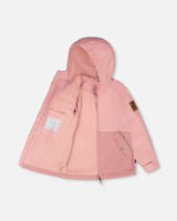 Mid-Season Jacket In Recycled Polyester Light Pink-2