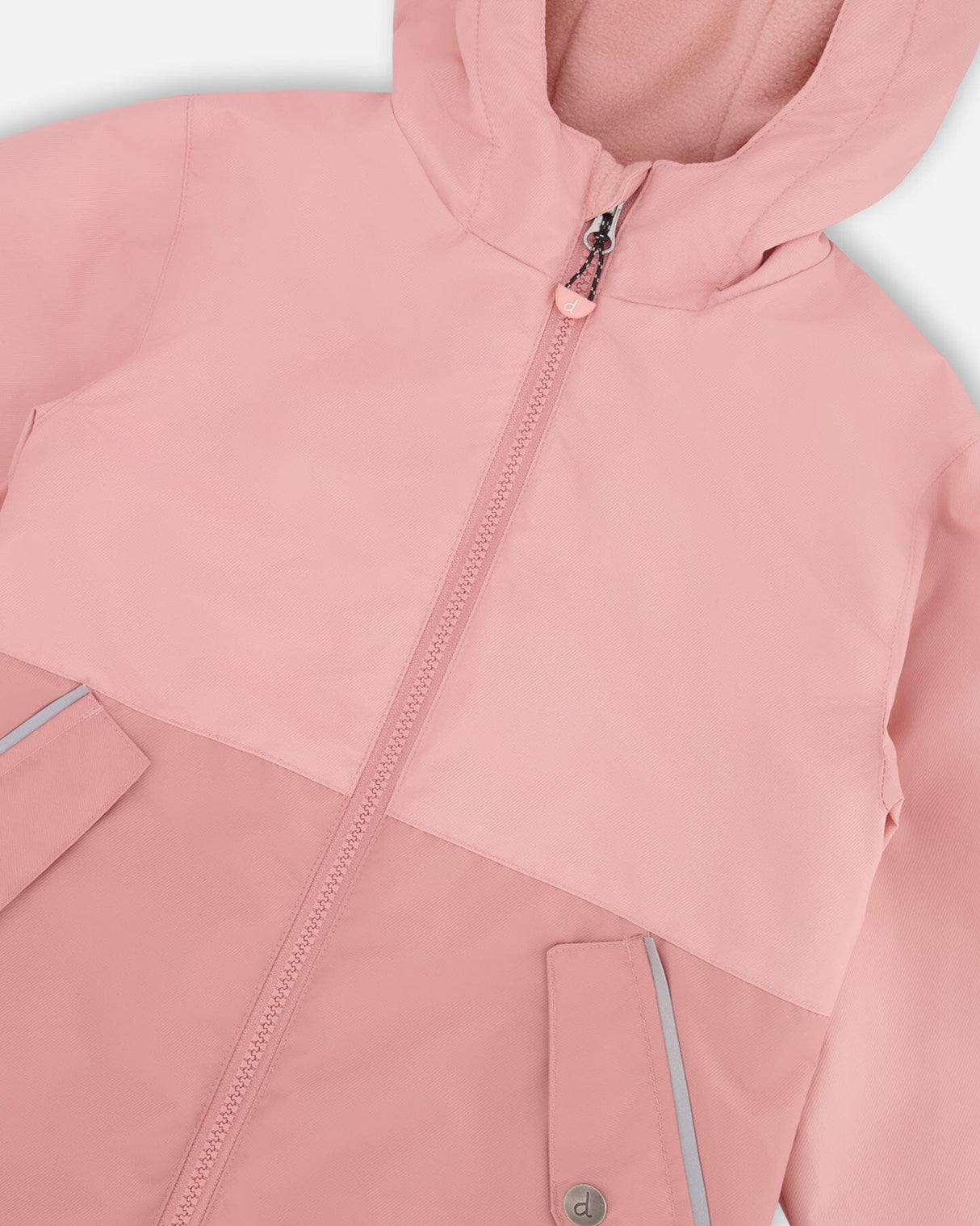 Mid-Season Jacket In Recycled Polyester Light Pink-4
