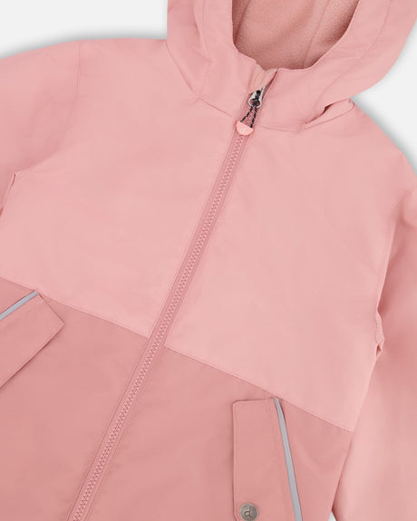 Mid-Season Jacket In Recycled Polyester Light Pink-4