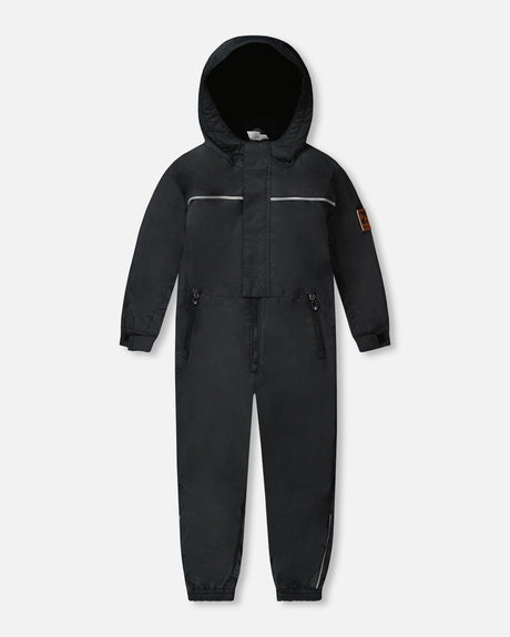 Kids Mid-Season One-Piece Outerwear Black-0