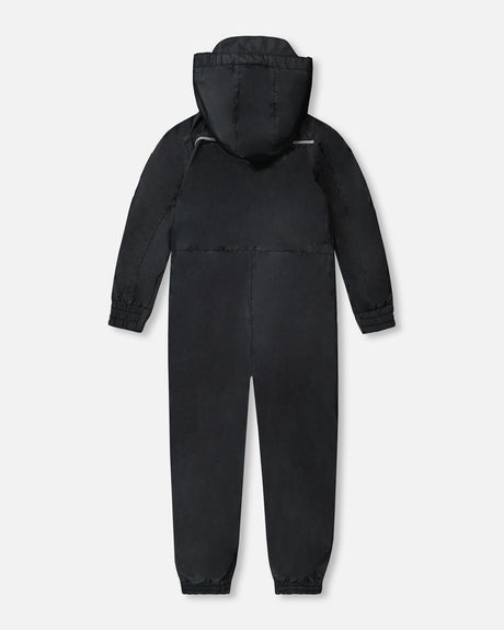 Kids Mid-Season One-Piece Outerwear Black-3