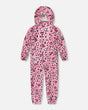 Rain One-Piece In Polyurethane Pink Heart Print-0