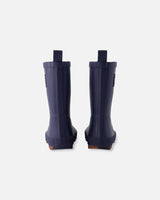 Rain Boots In Natural Rubber Navy Blue-3
