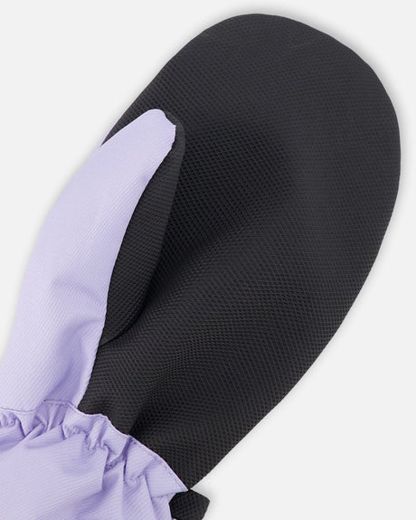 Mid-Season Mittens In Recycled Polyester Lavender-2