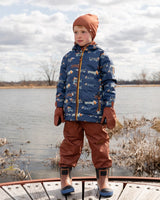 Mid-Season Mittens In Recycled Polyester Brown-1