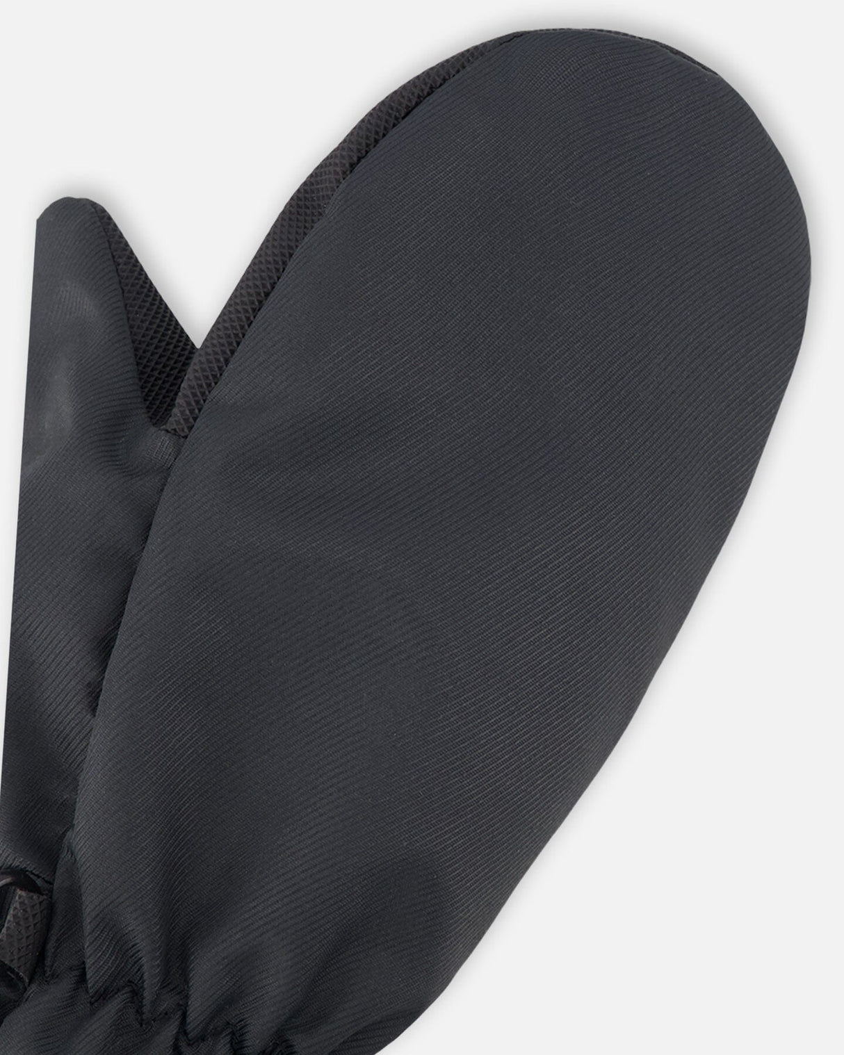 Mid-Season Mittens In Recycled Polyester Black-2