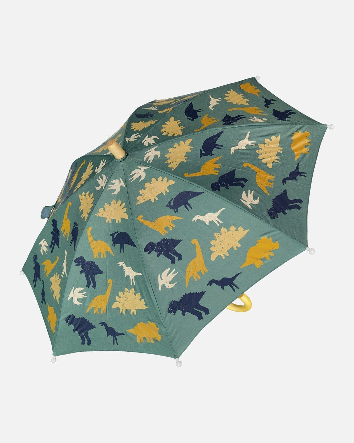 Umbrella Green Dinosaur Print-0