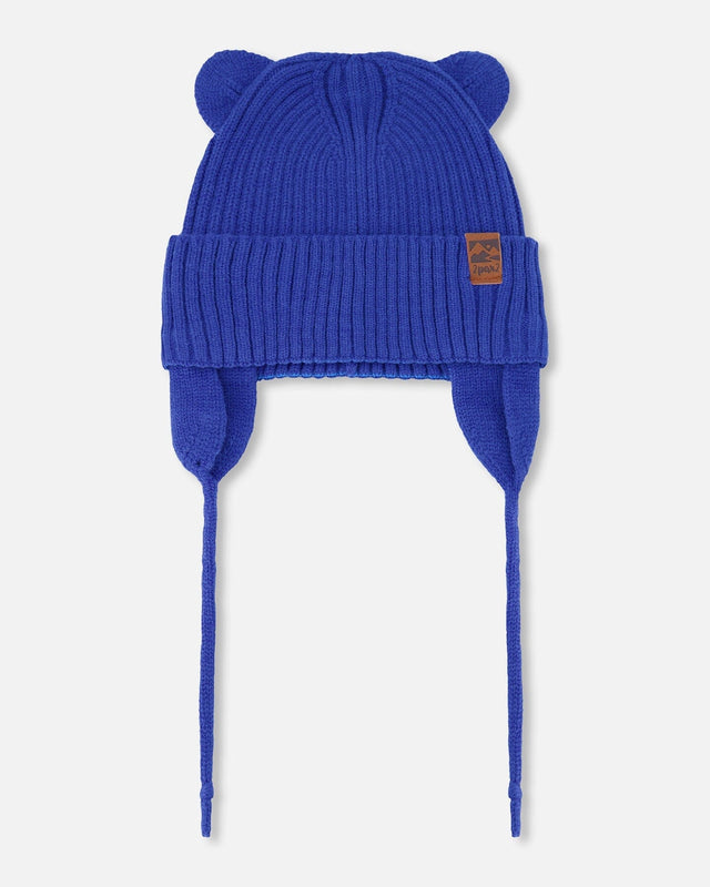Baby Knit Hat Royal Blue-0