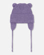 Baby Knit Hat Lavender-0