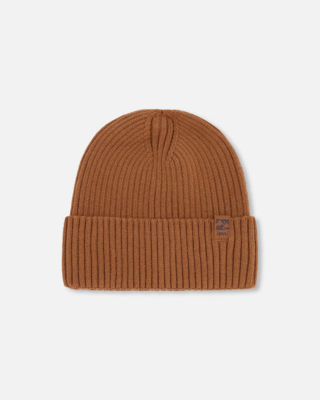 Knit Hat Brown-0