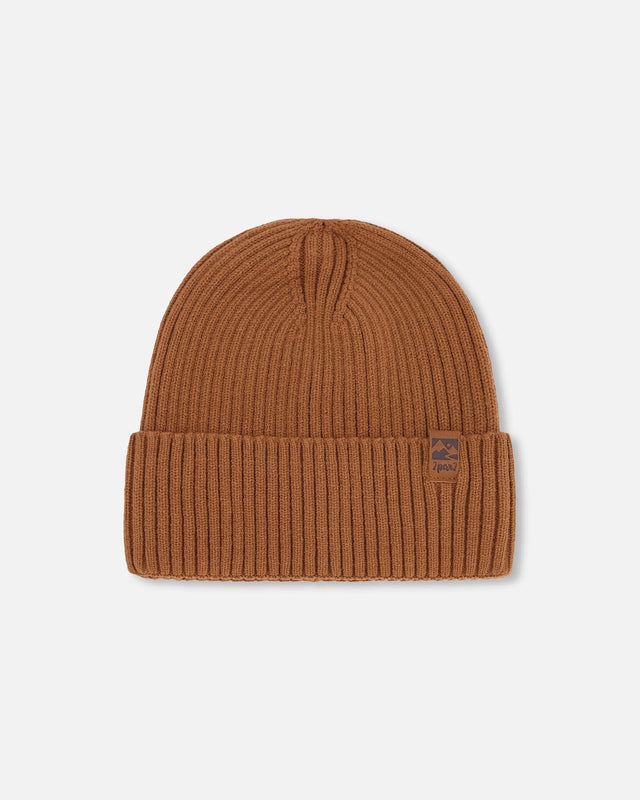 Knit Hat Brown-0