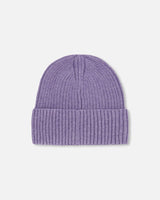 Knit Hat Lavender-2