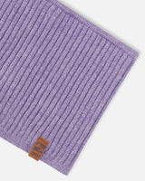 Knit Neckwarmer Lavender-3