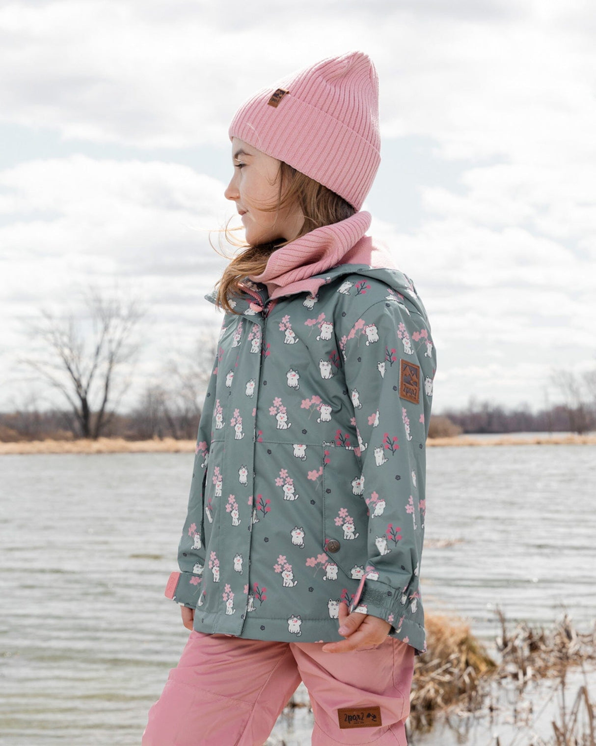 Knit Neckwarmer Pale Pink-1