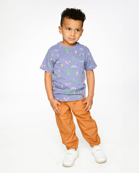 Parachute Jogger With Patch Pockets Brown Sugar-1