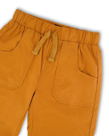 Parachute Jogger With Patch Pockets Brown Sugar-3