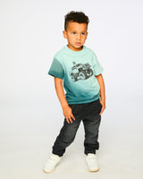 Stretch French Terry Denim Jogger Grey-1