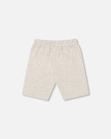 Organic Cotton Jersey Shorts Heather Grey-1