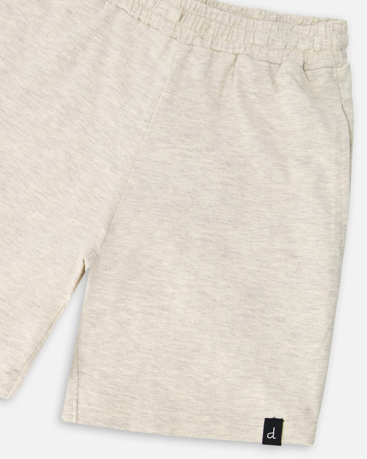 Organic Cotton Jersey Shorts Heather Grey-2