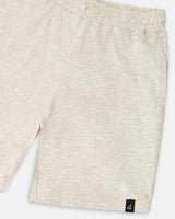 Organic Cotton Jersey Shorts Heather Grey-2