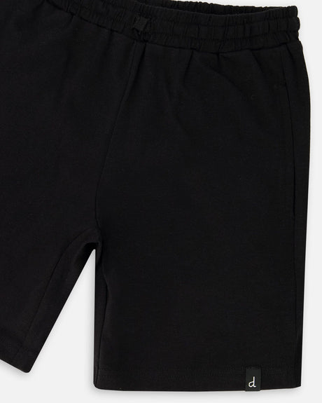 Organic Cotton Jersey Shorts Black-2