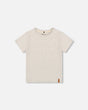 Organic Cotton Jersey T-Shirt Solid Heather Grey-0