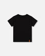 Organic Cotton Jersey T-Shirt Solid Black-0