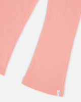 Crinkle Jersey Leggings Peach Pink-4