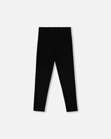 Full-Length Rib Leggings Black-2