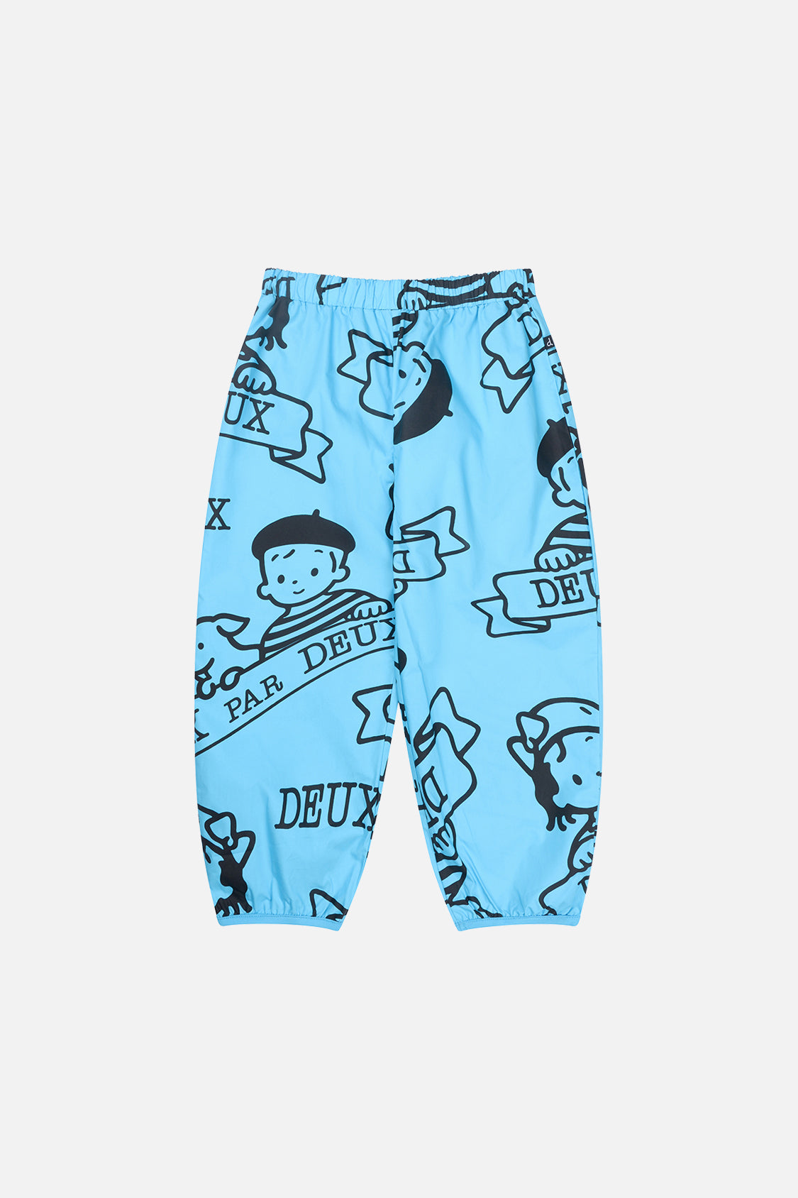40Th Anniversary Printed Poplin Pant Sky Blue-0