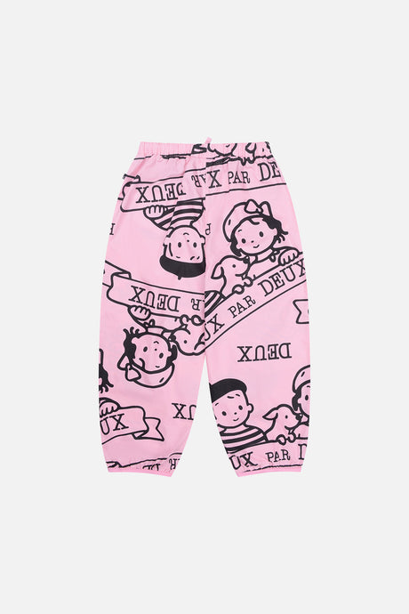 40Th Anniversary Printed Poplin Pant Soft Pink-0