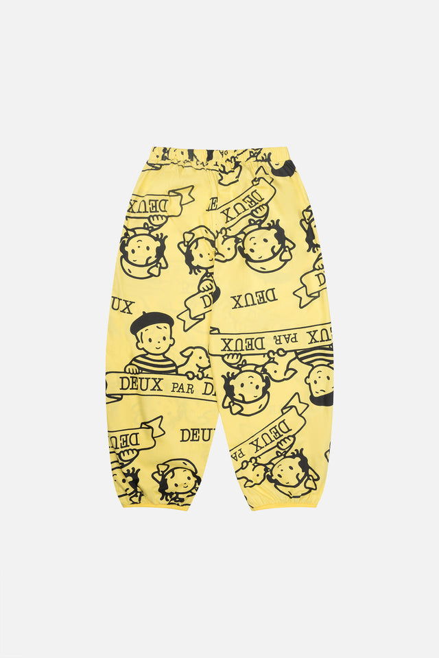 40th Anniversary Adult Printed Poplin Pant Honey Yellow-0