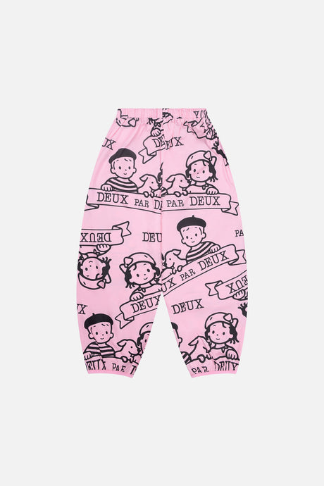40th Anniversary Adult Printed Poplin Pant Soft Pink-2