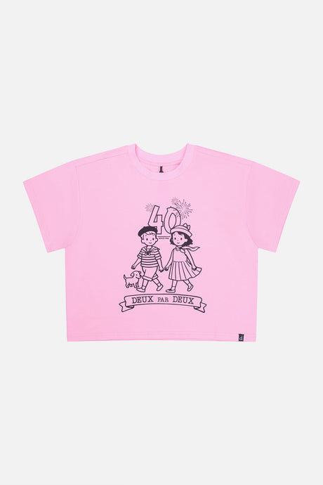 40Th Anniversary Graphic T-Shirt Soft Pink-0