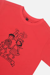 40Th Anniversary Graphic T-Shirt Poppy Red-4